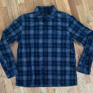 Banana Republic Navy Checkered Shirt